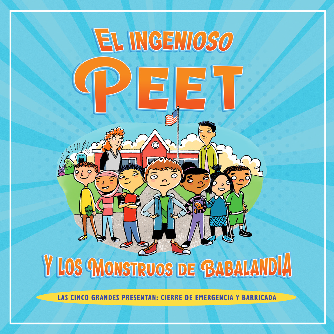 Children's book cover, Think on Your Feet Peet (Spanish version)